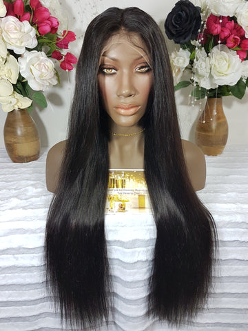 Cambodian Straight 4x4 CLOSURE Wig (150%) - Heavenly Lox