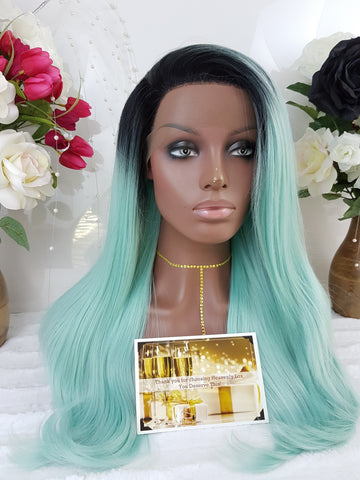 Synthetic Sky Blue Ombre - Heavenly Lox