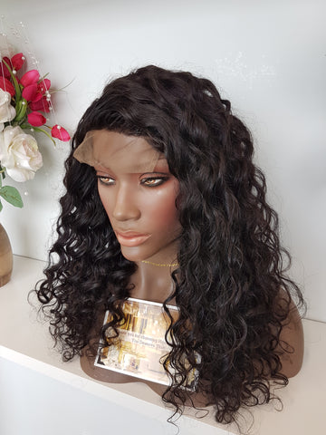 Cambodian Curl 4x4 CLOSURE Wig (150%) - Heavenly Lox