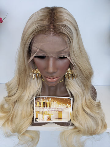 CAROLINE Ash Blonde Lace Wig - Heavenly Lox