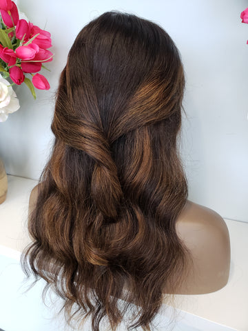 Classic BALAYAGE lace frontal Wig (130%) - Heavenly Lox