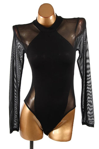 Sheer Me Bodysuit - Heavenly Lox