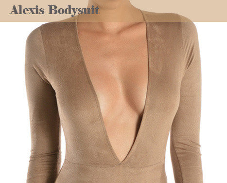Alexis Deep-V bodysuit - Heavenly Lox