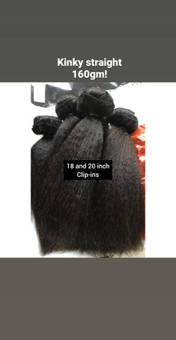20 inch Afro Luxe Blowout CLIP-INS (160 gm)